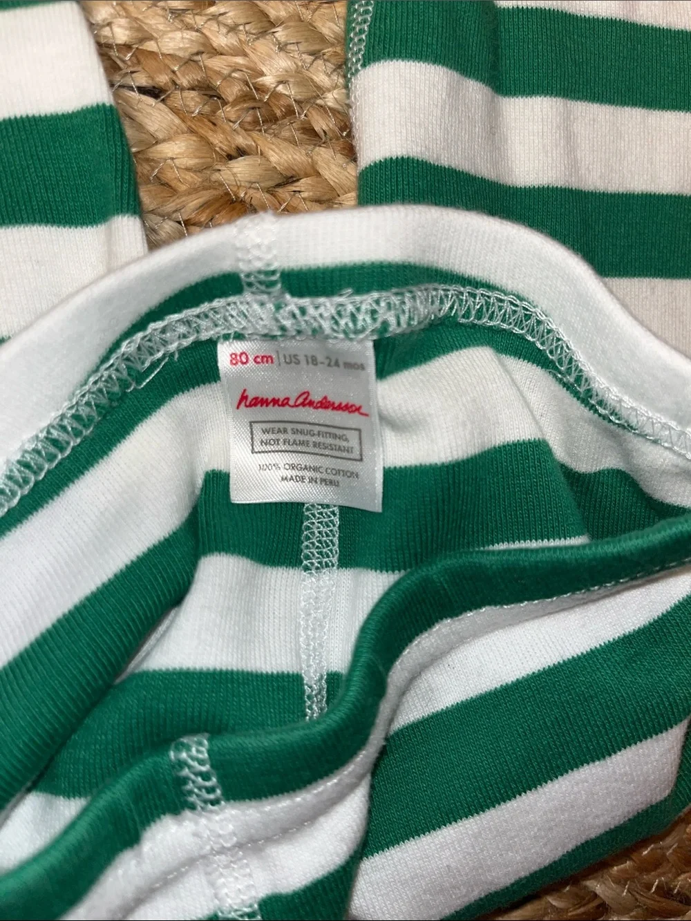 Hanna Andersson pajama set 18-24m Christmas  long sleeve